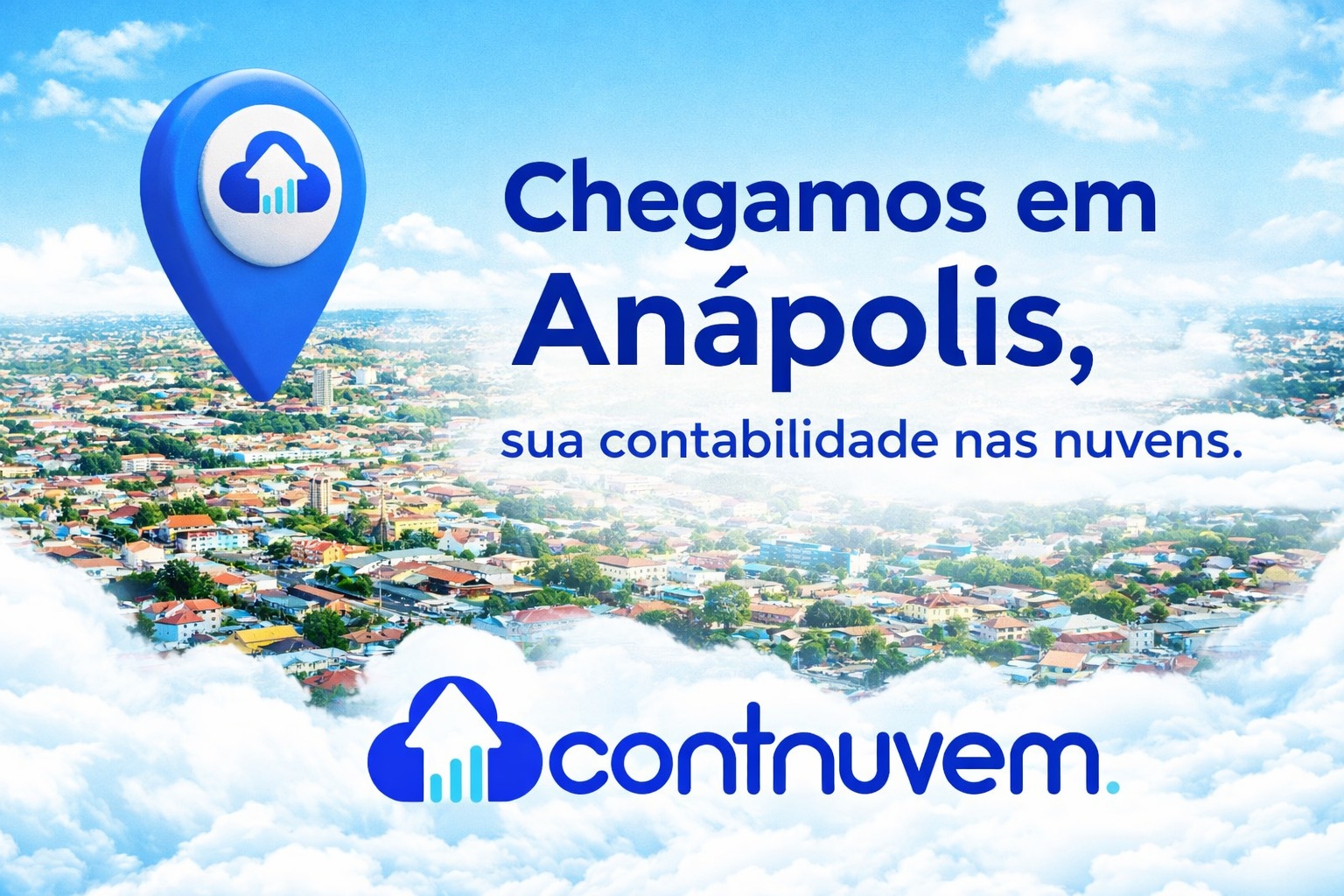 Contnuvem Contabilidade chega a Anápolis: sua contabilidade nas nuvens!
